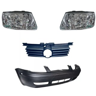 Foto 1 | Foto 1 | Paquete Jetta A4 Fascia Delantera, Faros Y Parrilla