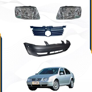Foto 2 | Foto 2 | Paquete Jetta A4 Fascia Delantera, Faros Y Parrilla