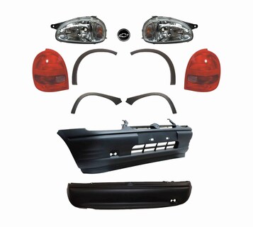 Foto 1 | Foto 1 | Fascia Del Y Tras Chevy 94 -00 Completas Con Cantoneras