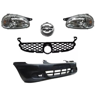 Foto 1 | Foto 1 | Kit Chevy 01 - 03 Fascia Delantera Faros Parrilla Y Emblema