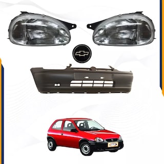 Foto 2 | Foto 2 | Fascia Del Chevy 95 96 97 98 99 00 Con Faros Rayados Y Logo
