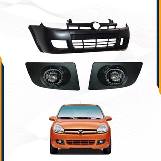Foto 2 | Foto 2 | Kit Fascia Delantera Con Faros De Niebla Chevy C-2 04 Al 08