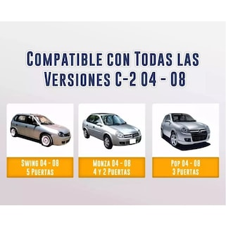 Foto 3 | Foto 3 | Kit Fascia Delantera Con Faros De Niebla Chevy C-2 04 Al 08