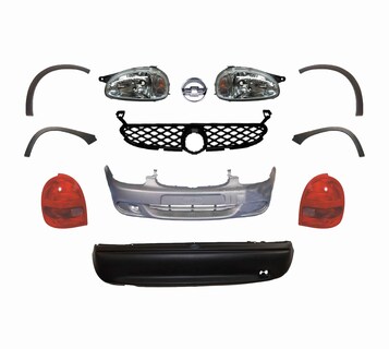 Foto 1 | Foto 1 | Fascia Del Y Tras Completa Chevy 3 Pts 01 02 03