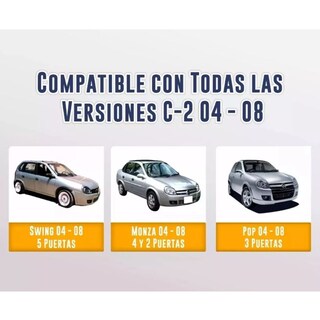 Foto 3 | Foto 3 | Kit Chevy C2 04 Al 08 Fascia Emblema Y Guias Fascia