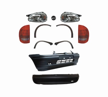 Foto 1 | Foto 1 | Fascia Del Y Tras Chevy 94 -00 Completas Con Molduras Swing