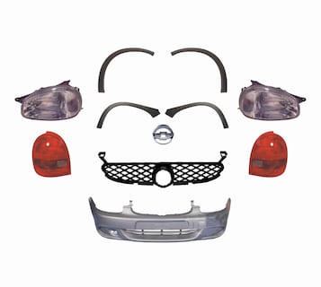 Foto 1 | Foto 1 | Fascia Del Y Tras Completa Chevy 01 02 03 Con Cantoneras