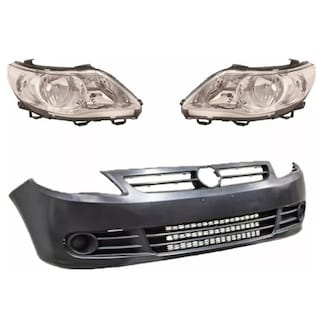Foto 1 | Foto 1 | Fascia Delantera Gol 09 10 11 12 Con Faros Cromo
