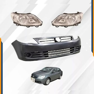 Foto 2 | Foto 2 | Fascia Delantera Gol 09 10 11 12 Con Faros Cromo