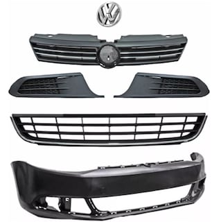 Foto 1 | Foto 1 | Fascia Jetta Bicentenario 11 -14 Con Parrilla Rejillas Logo