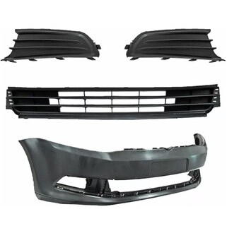 Foto 1 | Foto 1 | Fascia Delantera Gol 13 14 15 16 Con Rejillas Filo Negro