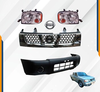 Foto 2 | Foto 2 | Fascia Np300/d22 09 10 11 12 13 14 15 Con Parrilla Cromo Faros