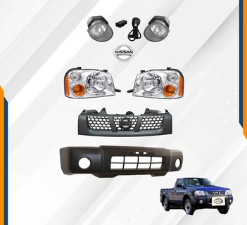 Foto 2 | Foto 2 | Fascia D22 Con Faros Neblineros Y Parrilla