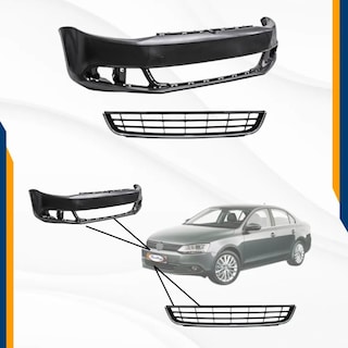 Foto 2 | Foto 2 | Fascia Delantera Jetta 11 12 13 14 Mk6 Con Neblineros