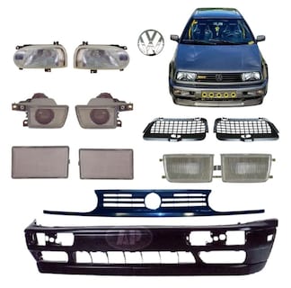 Foto 1 | Foto 1 | Fascia Delantera Golf A3 93-98 Con Neblieneros Y Parrilla