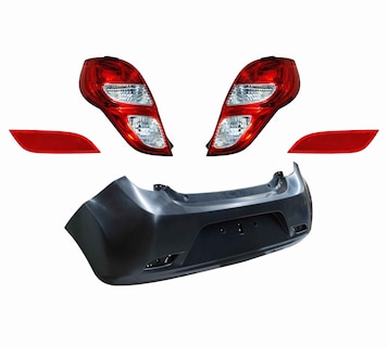 Foto 1 | Foto 1 | FASCIA TRASERA BEAT CON CALAVERAS HATCHBAC 18 19 20 21 22
