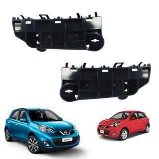 Foto 1 | Foto 1 | Kit Guías Soportes Fascia Delantera Para Auto Nissan March 2014-2021