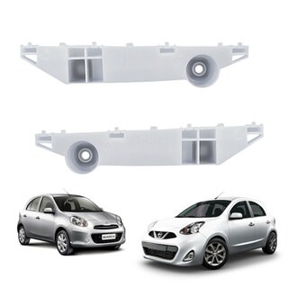 Foto 1 | Foto 1 | Kit Guías Soportes Fascia Trasera Para Auto Nissan March 2011-2013