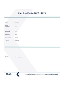Foto 2 | Foto 2 | Parrillas, Marco Y Molduras De Parrilla, Volkswagen Vento, 2020 Al 2021