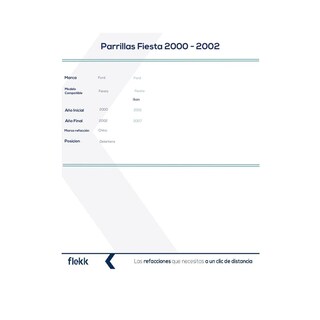 Foto 2 | Foto 2 | Parrilla Ford Fiesta 2000-2002