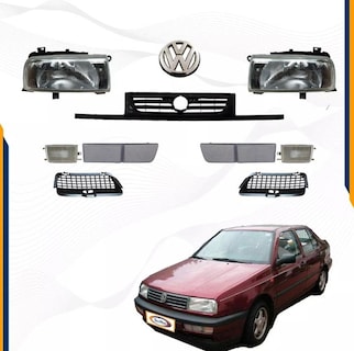 Foto 2 | Foto 2 | Kit Jetta A3 Parrillas Faros cuartos rejillas Y Emblema