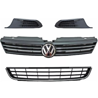 Foto 1 | Foto 1 | Parrilla Jetta 11 12 13 14 Con Emblema Y Rejillas