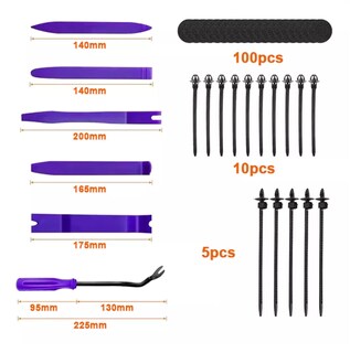 Foto 2 | Foto 2 | Grapas Automotrices 1211 Pzs con Quita Grapas Molduras
