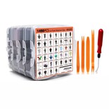 Grapas Automotrices 1815 Pzs Con Quita Grapas Molduras Eo Safe Imports Esi-13688 Multicolor