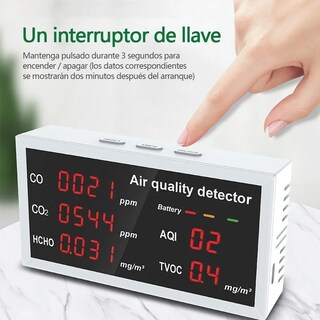 Foto 2 | Foto 2 | Termómetro Detector de Aire Dióxido de Carbono Malubero
