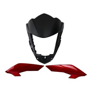 Foto 1 | Foto 1 | Cubierta Faro Derecho/izquierdo Negro/rojo Set Honda Cbf 125 Twister (19-23)
