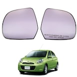 Kit Lunas De Espejos Laterales Para Auto March Active 2014-2024 Original Nissan