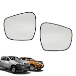 Kit Lunas De Espejos Laterales Manuales para Auto Np300 2015-2024 Original Nissan