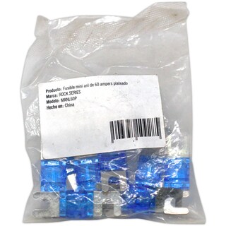 Foto 3 | Foto 3 | Pack De 10 Fusibles Mini Anl Rock Series Manl60p 60 Amperes