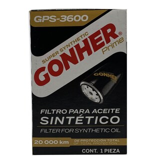 Foto 4 | Foto 4 | Filtro De Aceite Sintetico Gonher Prime Gps-3600