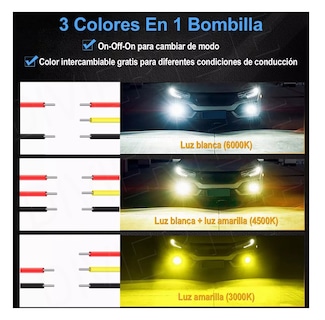 Foto 2 | Foto 2 | Faros de Lupa Doble BELUG color Spot Luz Universal 28000 Lúmenes