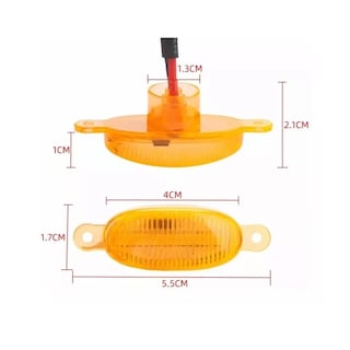 Foto 2 | Foto 2 | Kit 4 Luz Led Parrilla Universal Raptor Ámbar Con Cable Eo Safe Imports Esi-15546 Amarillo