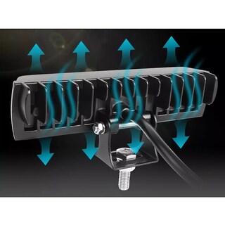 Foto 2 | Foto 2 | Par Faros Led Auxiliares 188w Triple-fila 8000k 34led Eo Safe Imports Esi-16872 Negro