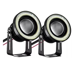 Foto 3 | Foto 3 | Faros Antiniebla 3.5'' Auxiliares Ojo de Ángel Eo Safe Imports ESI-12456 Rojo 1 Par