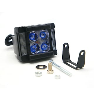 Foto 1 | Foto 1 | Faro Auxiliar Cuadrado 4 Led Estrobo, Alta, Baja Para Motocicleta