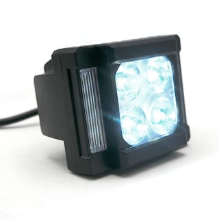 Foto 3 | Foto 3 | Faro Auxiliar Cuadrado 4 Led Estrobo, Alta, Baja Para Motocicleta