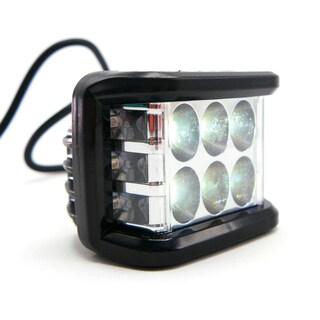 Foto 4 | Foto 4 | Faro Cuadrado 6 Led Con Luz Alta, Baja Y Estrobo Para Motocicleta
