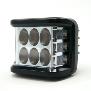 Foto 6 | Foto 6 | Faro Cuadrado 6 Led Con Luz Alta, Baja Y Estrobo Para Motocicleta