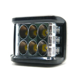 Foto 7 | Foto 7 | Faro Cuadrado 6 Led Con Luz Alta, Baja Y Estrobo Para Motocicleta