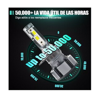 Foto 5 | Foto 5 | Kit de Faros Led 9004 Luz Alta y Baja Csp Eo Safe Imports Esi-12116 Gris