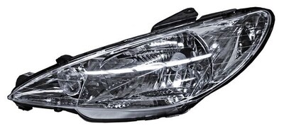 Foto 1 | Foto 1 | Faro Peugeot 206 2001-2009 Liso Un As Tyc Piloto