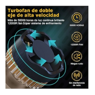 Foto 2 | Foto 2 | Kit Bombillas de Luz Alta o Baja 9006 Eo Safe Imports ESI-2794 color Dorado
