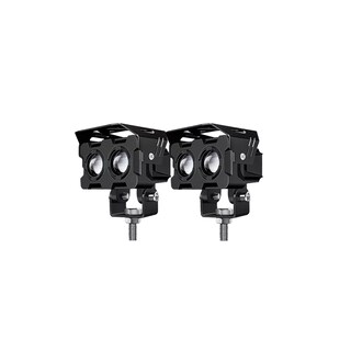 Foto 1 | Foto 1 | Par Faros de Lupa BELUG Luz de Punto de Color Doble para Auto o Moto