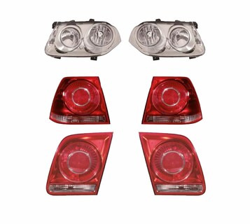 Foto 1 | Foto 1 | Faros Jetta Clasico Cromo 08-15 Con Calaveras Rojas