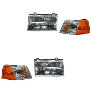 Foto 1 | Foto 1 | Kit Ford Topaz 1992 1993 1994 Faros Y Cuartos