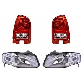 Foto 1 | Foto 1 | Faros Pointer Cromados Con Calaveras Rojas 06 07 08 09 10 11